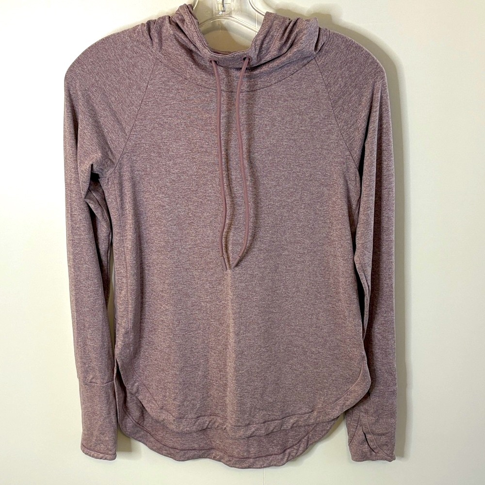 Athleta Heathered Purple Hoodie